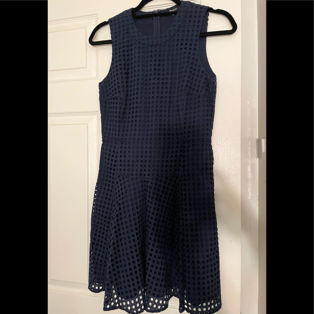 Navy Sleeveless Dress